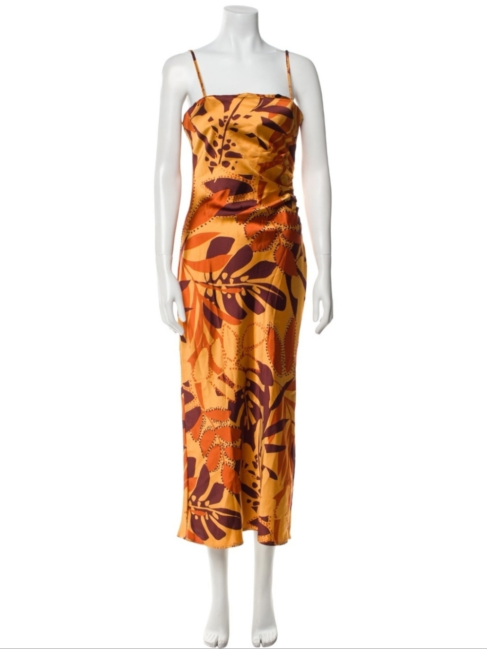 House of Harlow 1960 Gold and Brown Maxi Dress